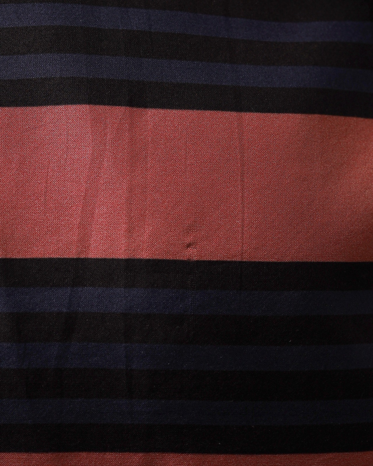 Dries Van Noten / Sheer Striped Bib Shirt