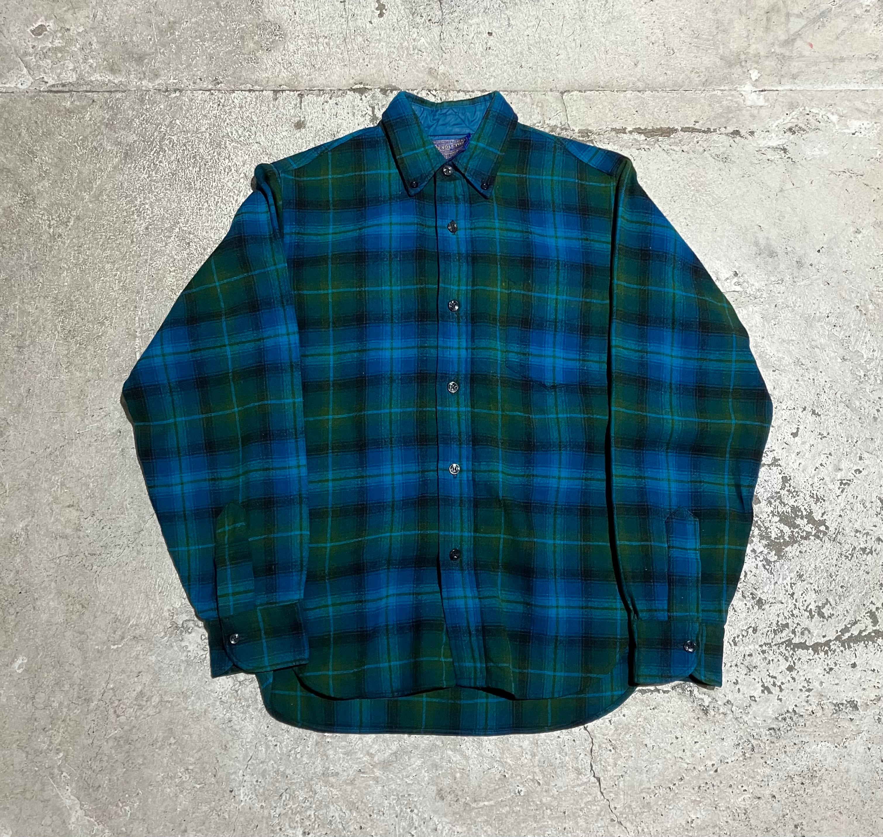 50s〜 PENDLETON / ペンドルトン チェック柄 ウールシャツ 