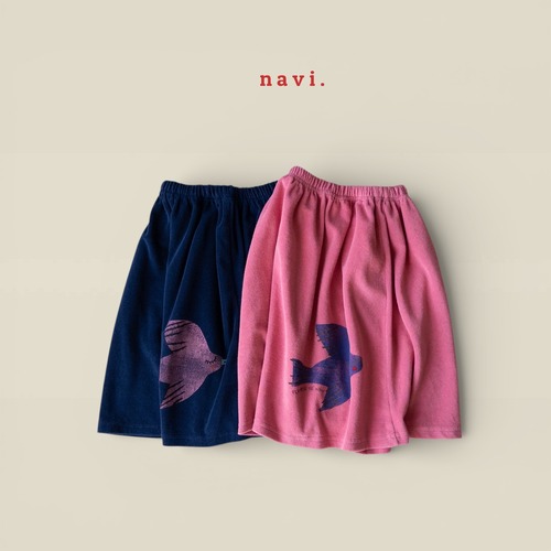 【予約】NAVI birdパイルスカート 90~160