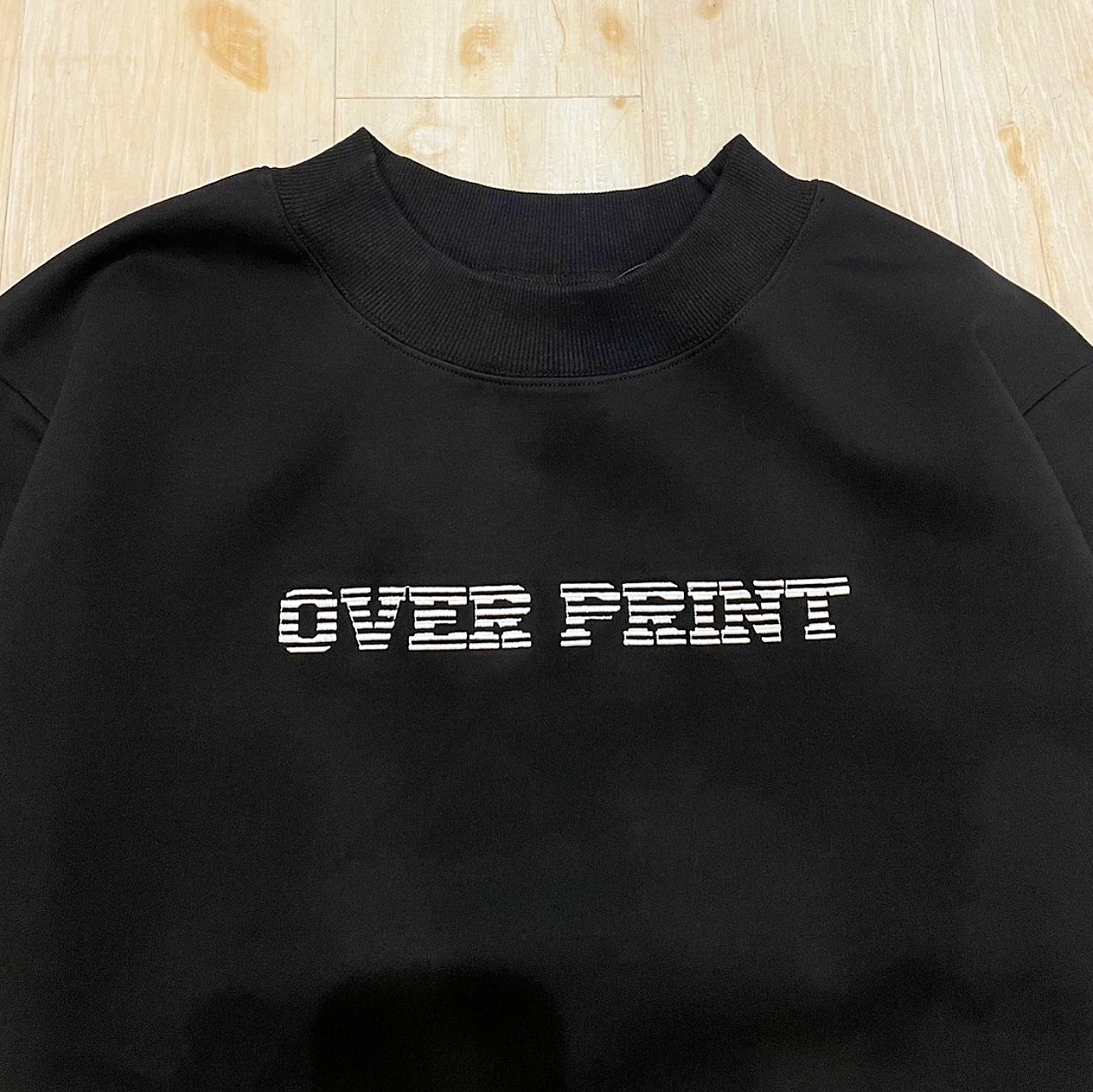 【over print】Pullover Jersey(black)