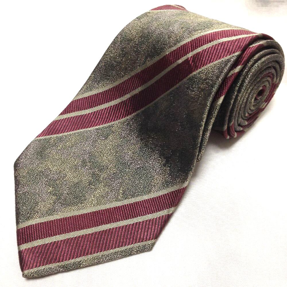新品　トラサルディ　TRUSSARDI　ネクタイ　ストライプ　高級感を演出　02 トラサルディ TRUSSARDI 微光沢 ネクタイ イタリア製 シルク100