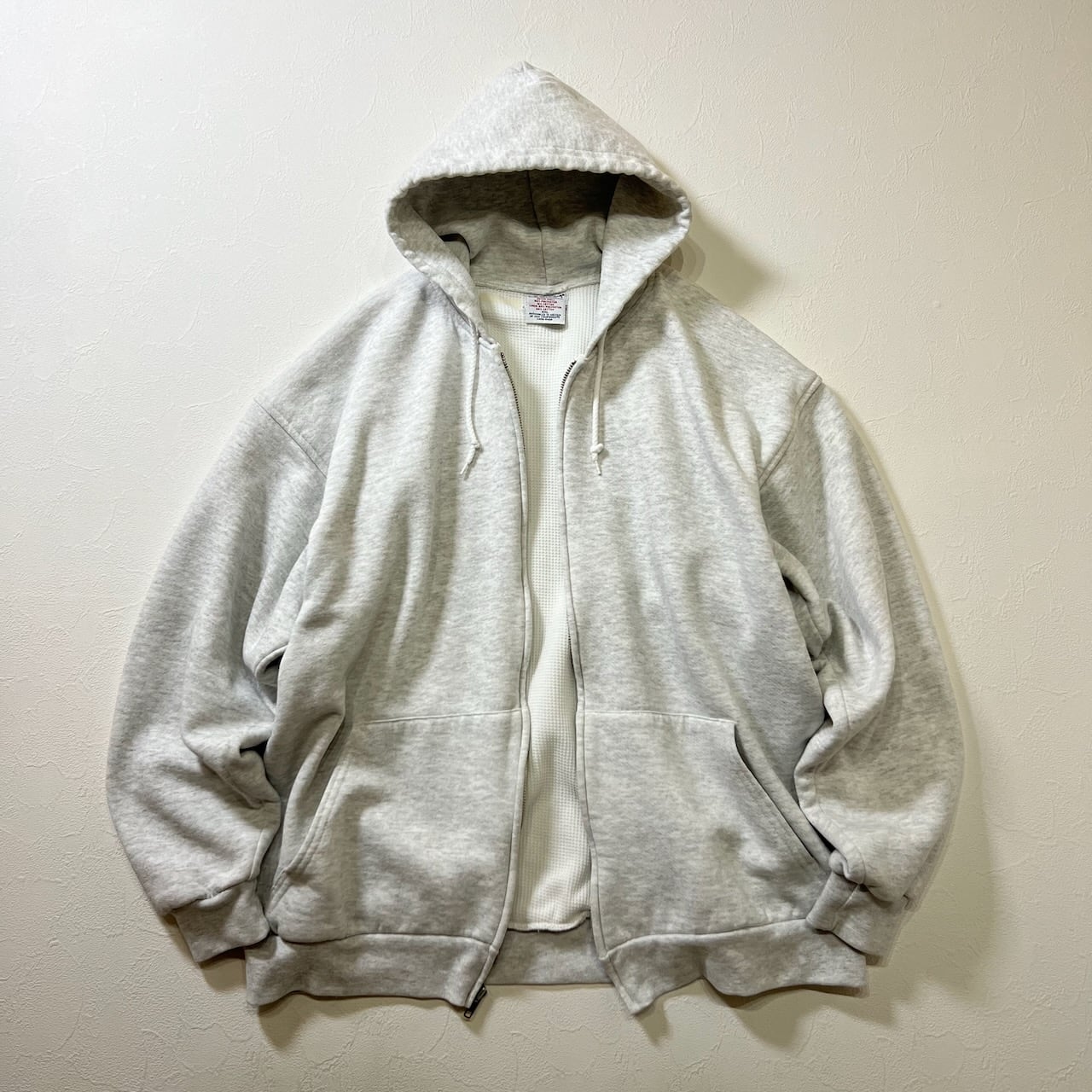 貴重size 90s - PLUMA パーカー ダブルフェイス　裏サーマル　紺 貴重size 90s - PLUMA パーカー ダブルフェイス 裏サーマル 紺 - メルカリ