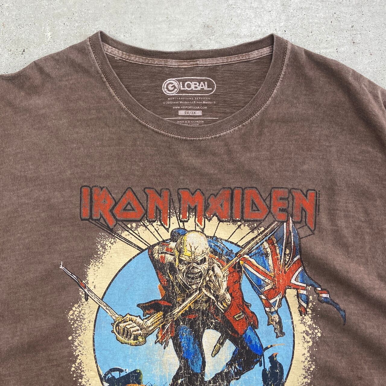 IRON MAIDEN アイアンメイデン バンドTシャツ 両面 - 古着 00年代 TOUR 