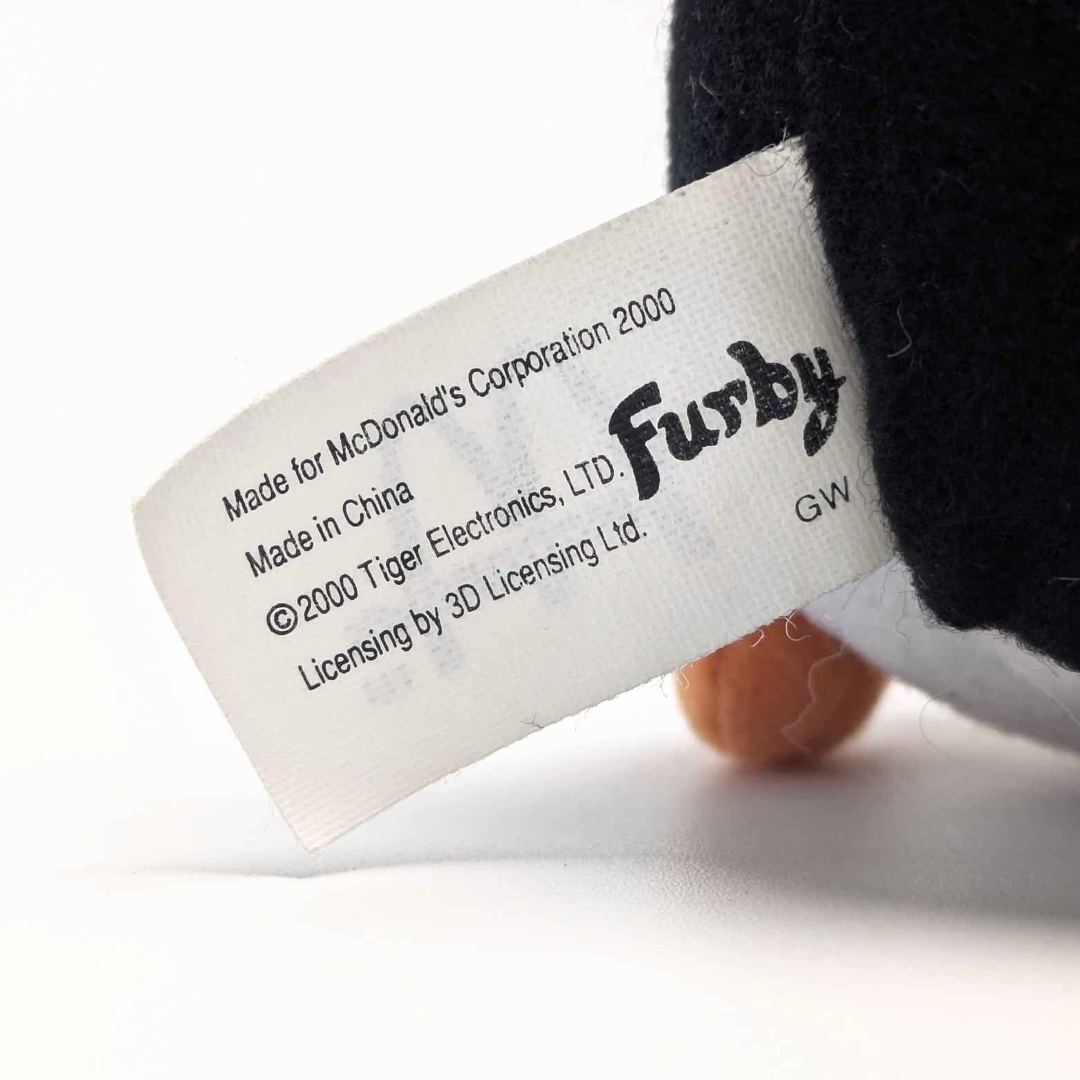 ☆ VINTAGE2000 ☆【 McDonald's × Furby ( ファービー )】 マクドナルドミールトイ / 2000年製 / ボールチェーン ぬいぐるみ キーホルダー　〚アメリカン雑貨 アメトイ〛