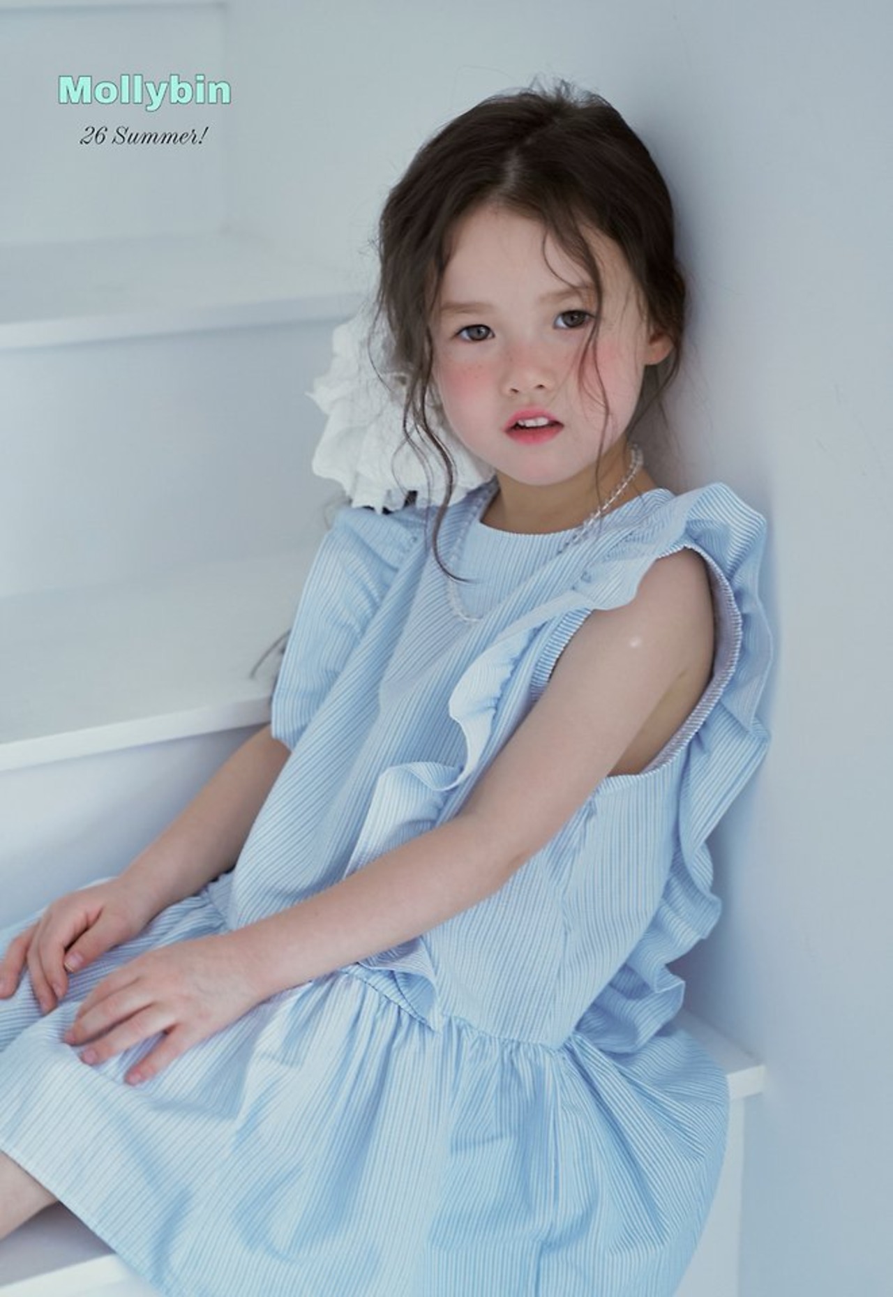 [Mollybin] Bubble Frill Dress / [몰리빈] 버블프릴원피스