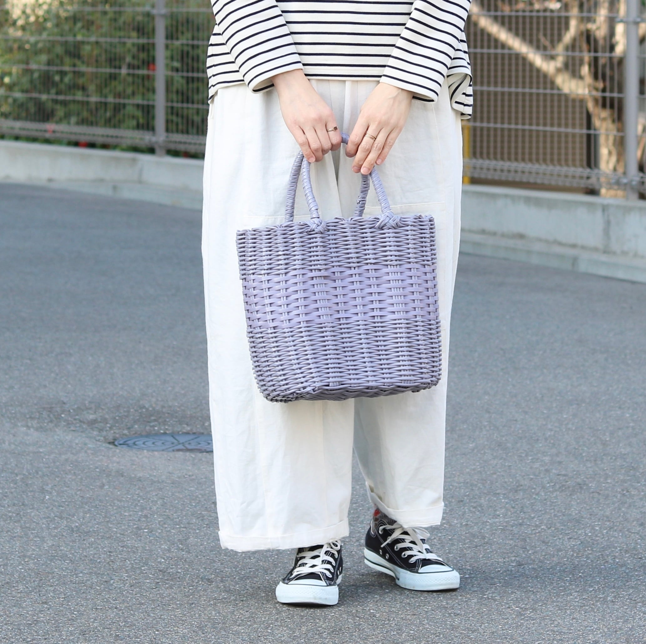 shesay ニュアンスカラー オーバルバッグ