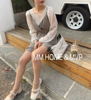 ブラウス×サロペットセット　AJ42441-2063