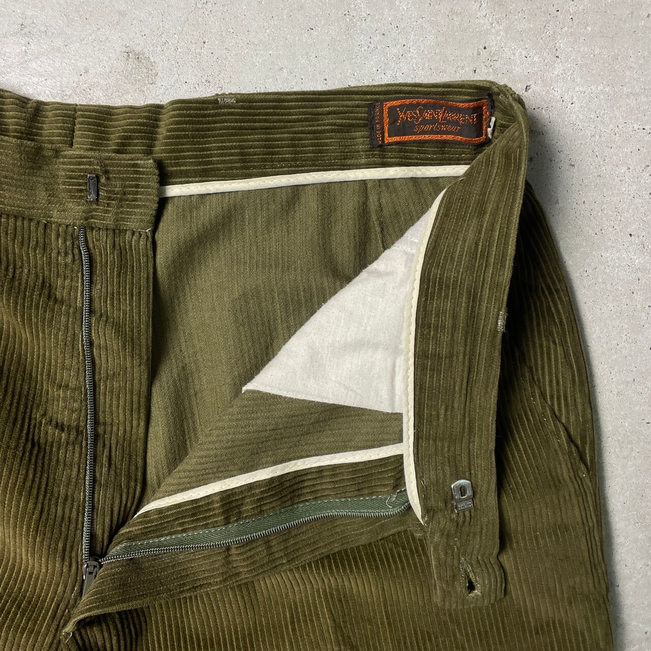 70年代 フランス製 Yve Saint Laurent sports wear イヴサンローラン 