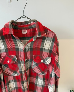 -BIG MAC- Vintage 60s M Flannel shirt