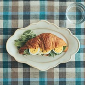 moku moku Oval Plate / Kinari