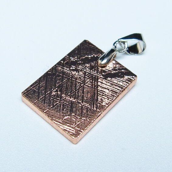 ギベオン ペンダント 隕石 メテオライト ピンクゴールド 一点物 メール便可 112-13524