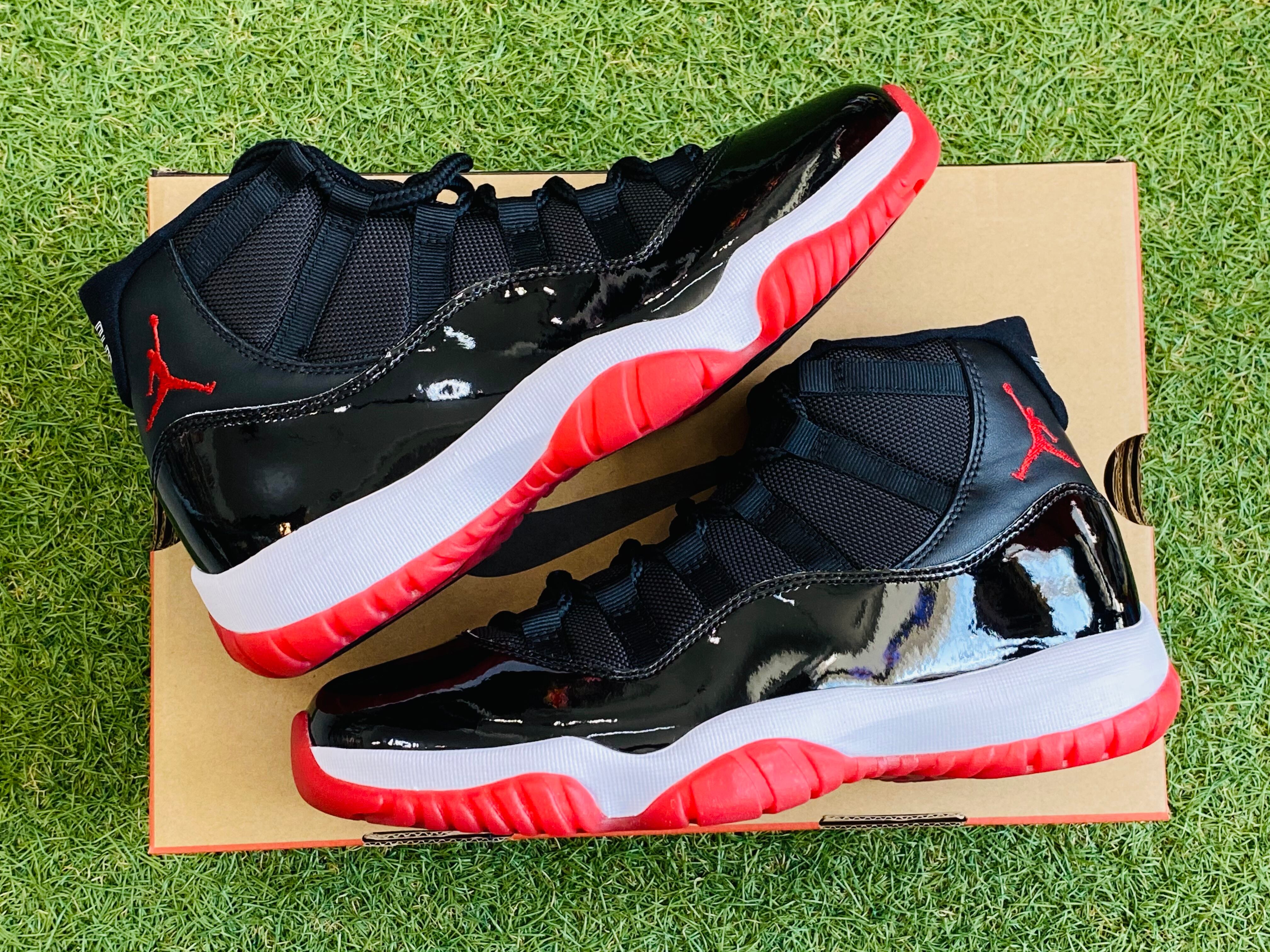 NIKE AIR JORDAN 11 RETRO BRED 25.5cm 378037-061 120KD4534 | BRAND  