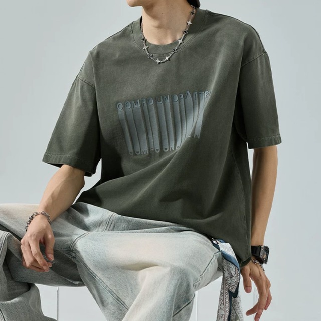 オーバーサイズ グラフィックTシャツ af0552