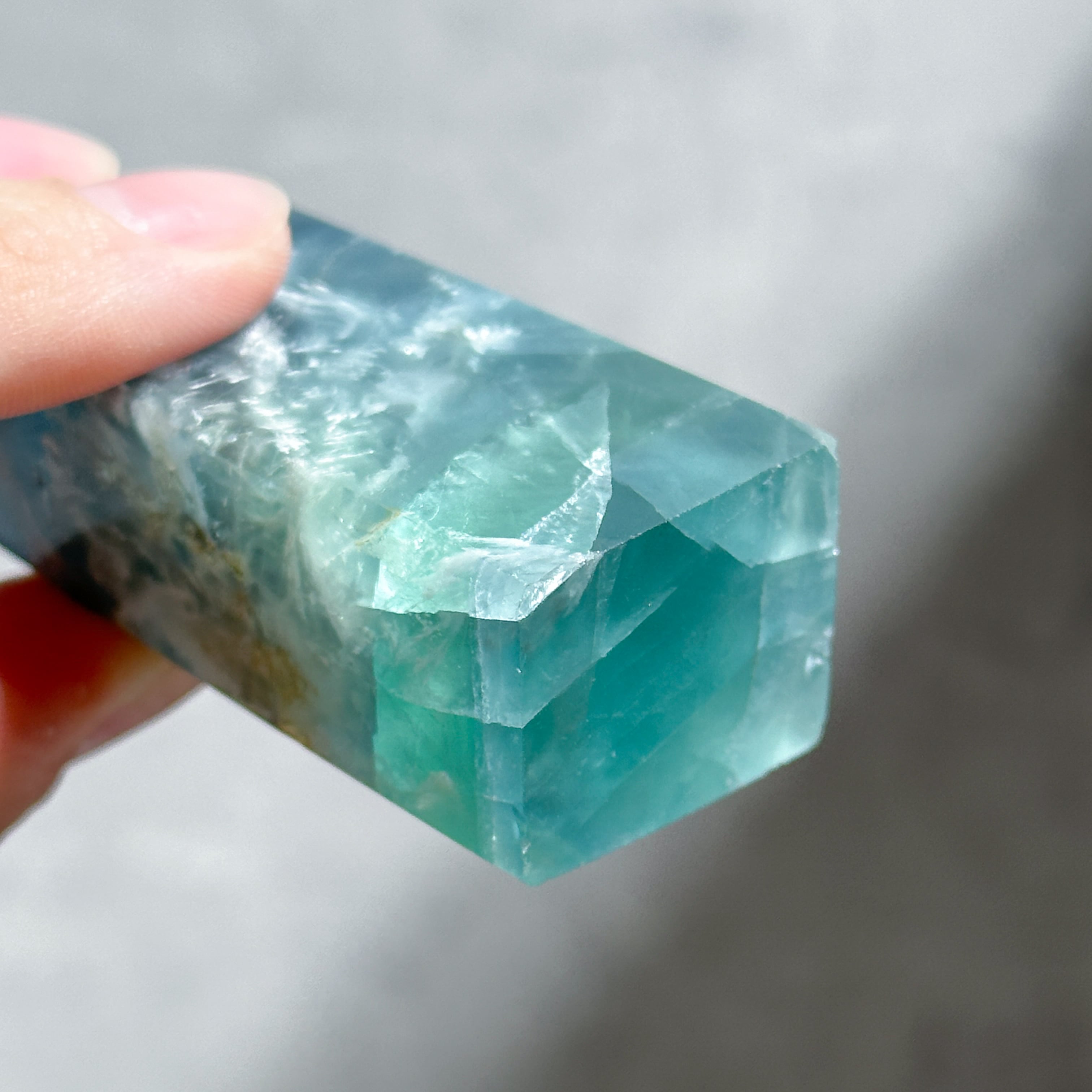 エンジェルフェザーフローライトタワー型32◇ Angel Feather Fluorite