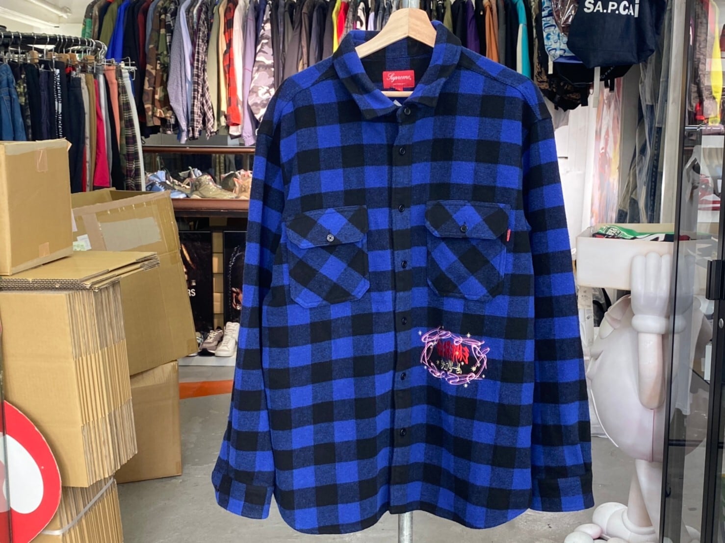 Supreme 1-800 Buffalo Plaid Shirt - シャツ