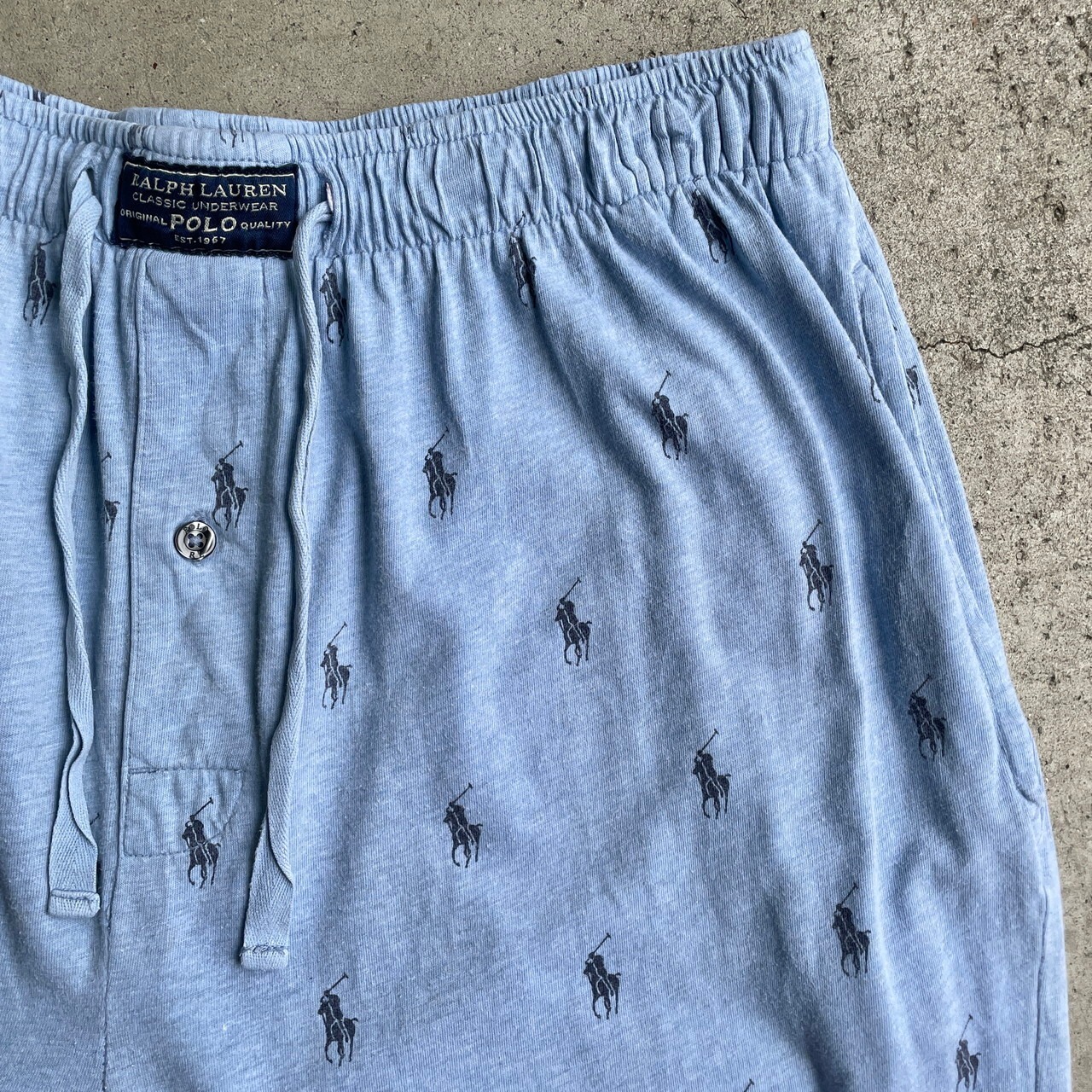 Polo Ralph Lauren ポロラルフローレン ポニー 総柄 コットン ワイド 
