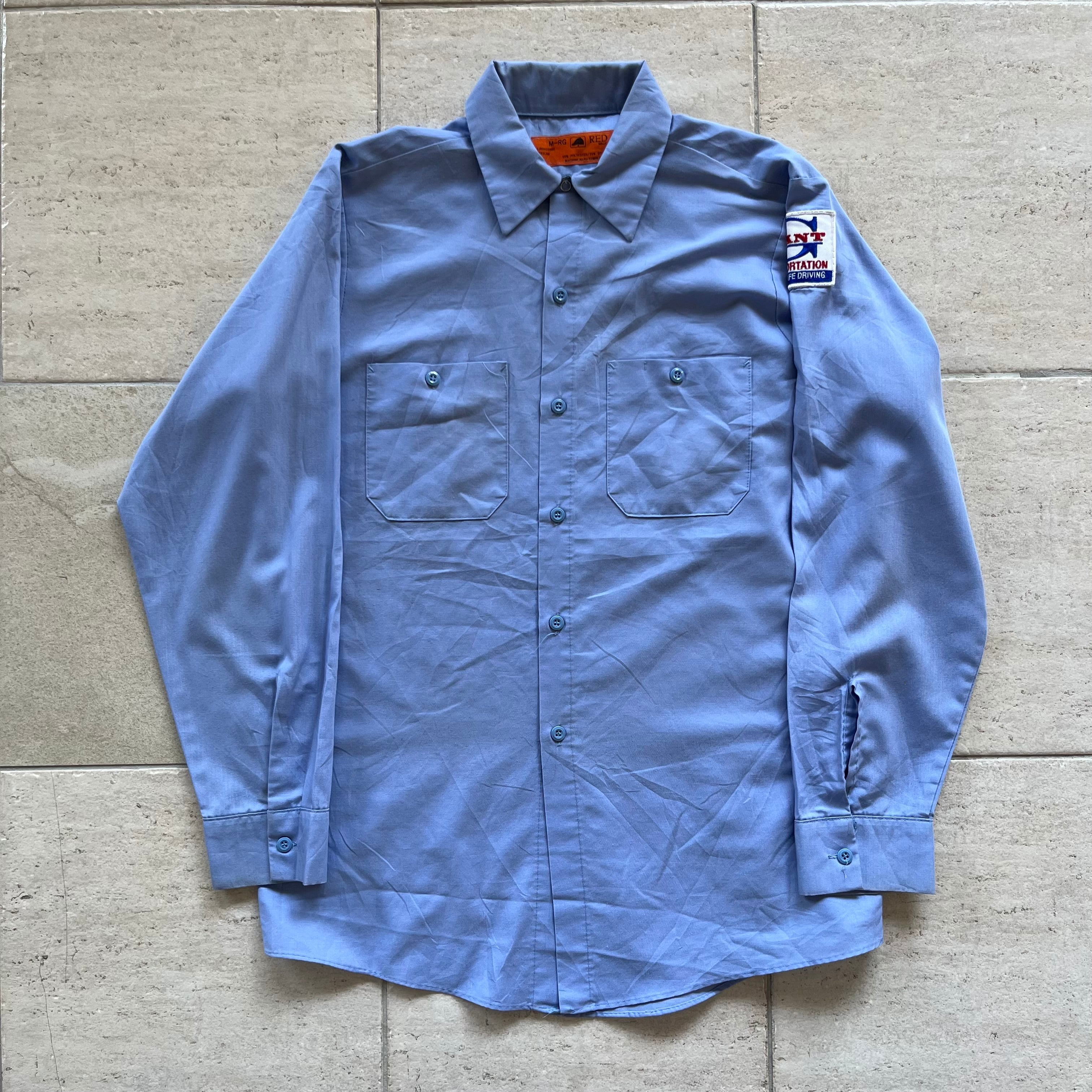 60s GLENN BERRY Stencil Chambray S/S Shirt S / US NAVY タイプ
