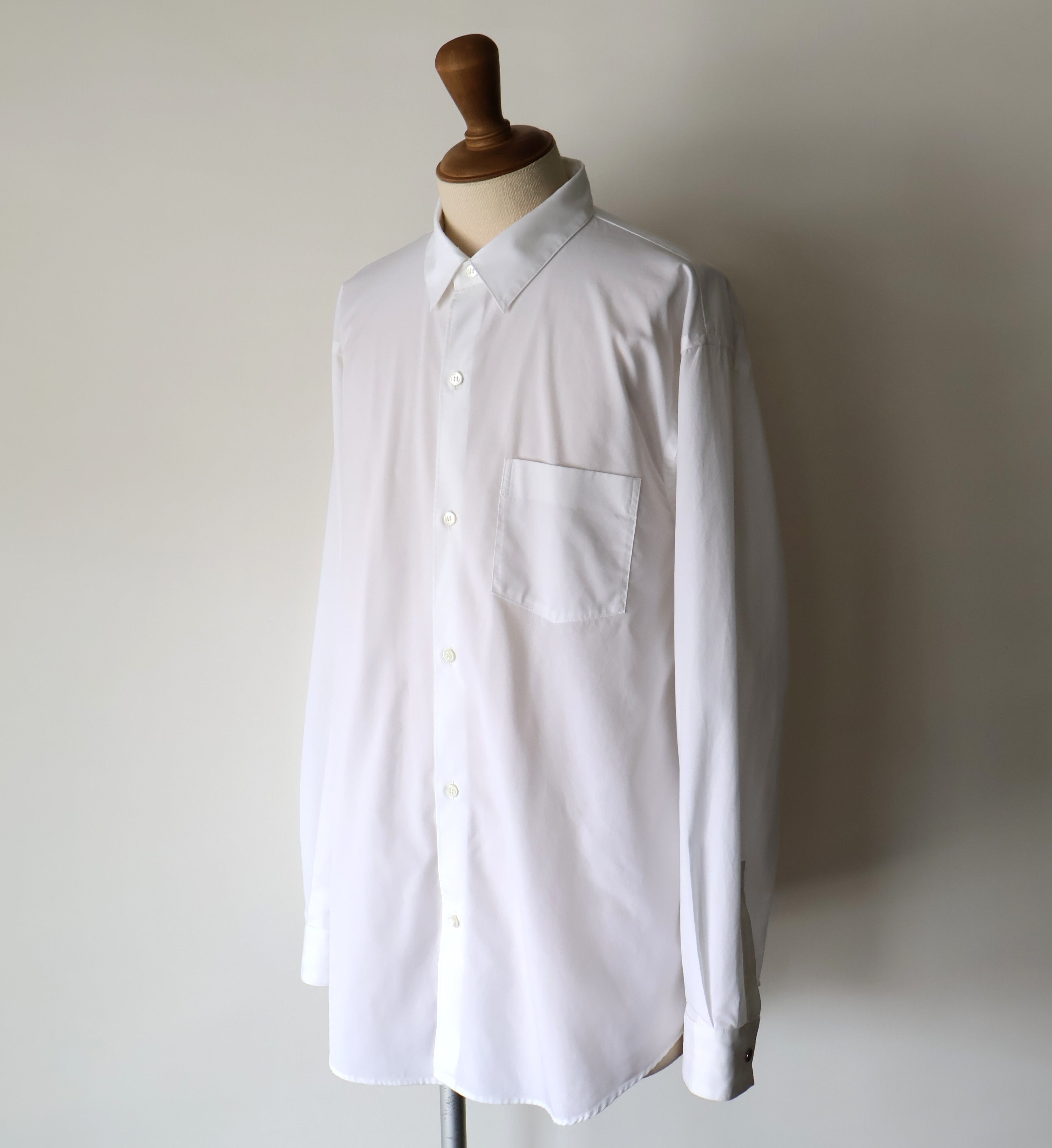awasa “ regular collar shirt ( White )” | H.inch