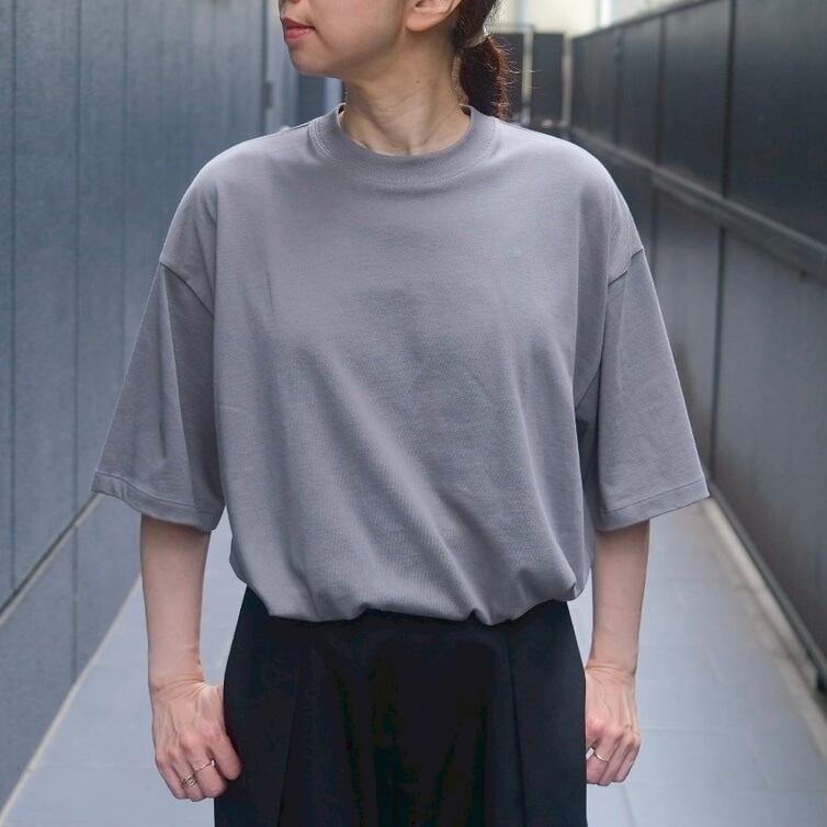 handvaerk(ハンドバーク)コットン クルーネック半袖Tシャツ