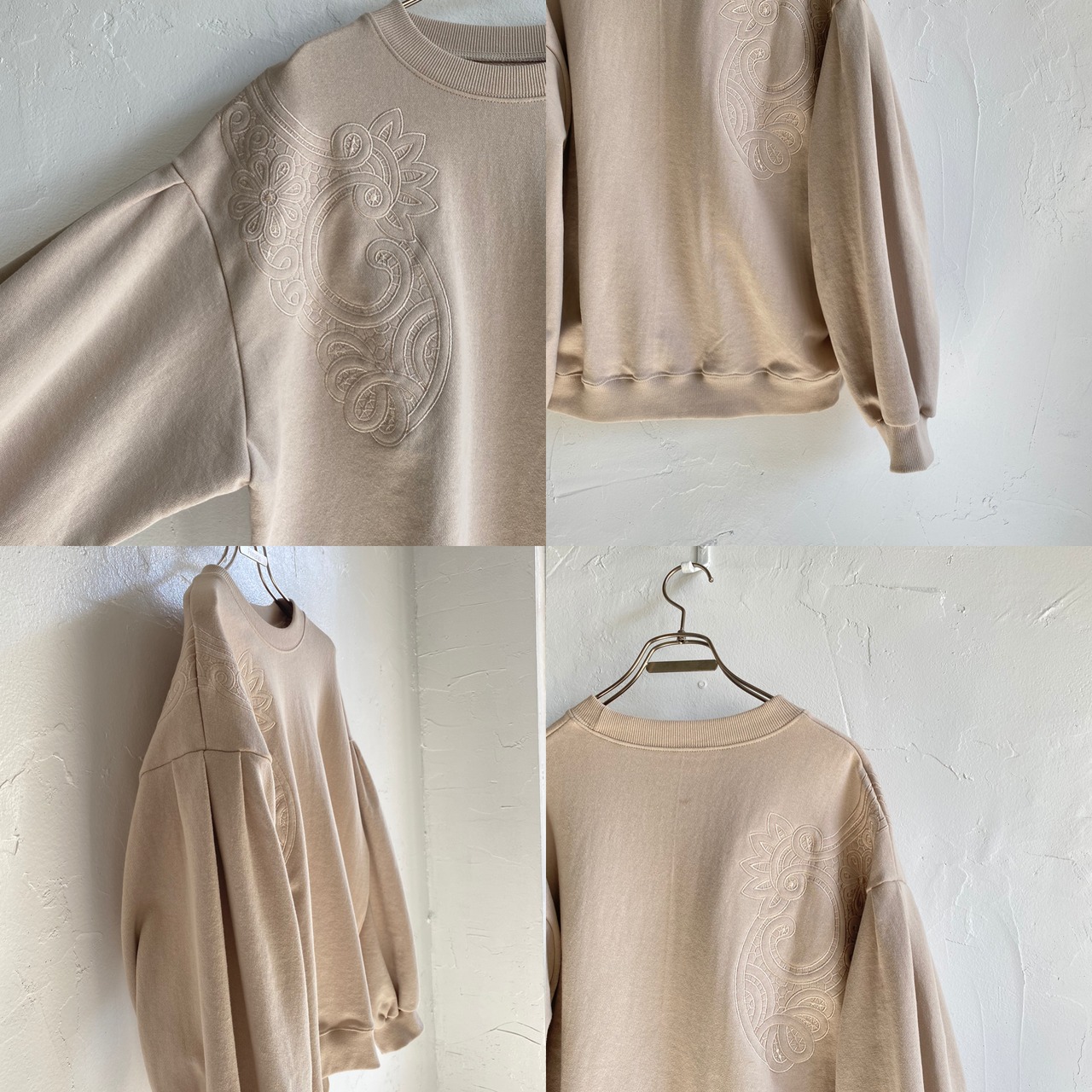 ✔︎Embroidery SW／White