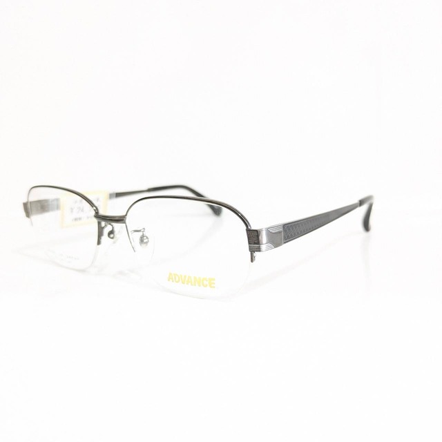 【ADVANCE】スクエアナイロールフレーム　シルバー
