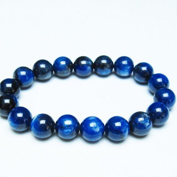 カイヤナイト ブレスレット 11mm 一点物 メール便可 [M便 1/10] 111-48095