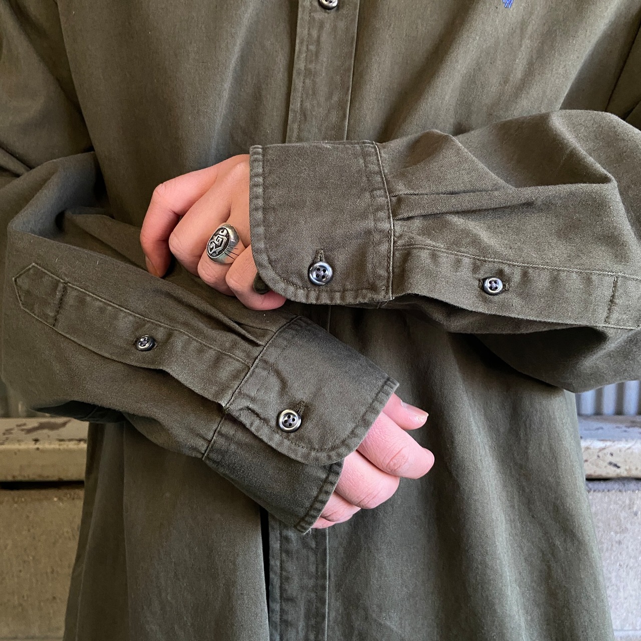ビッグサイズ オールドラルフローレン CLASSIC FIT ボタンダウンシャツ 