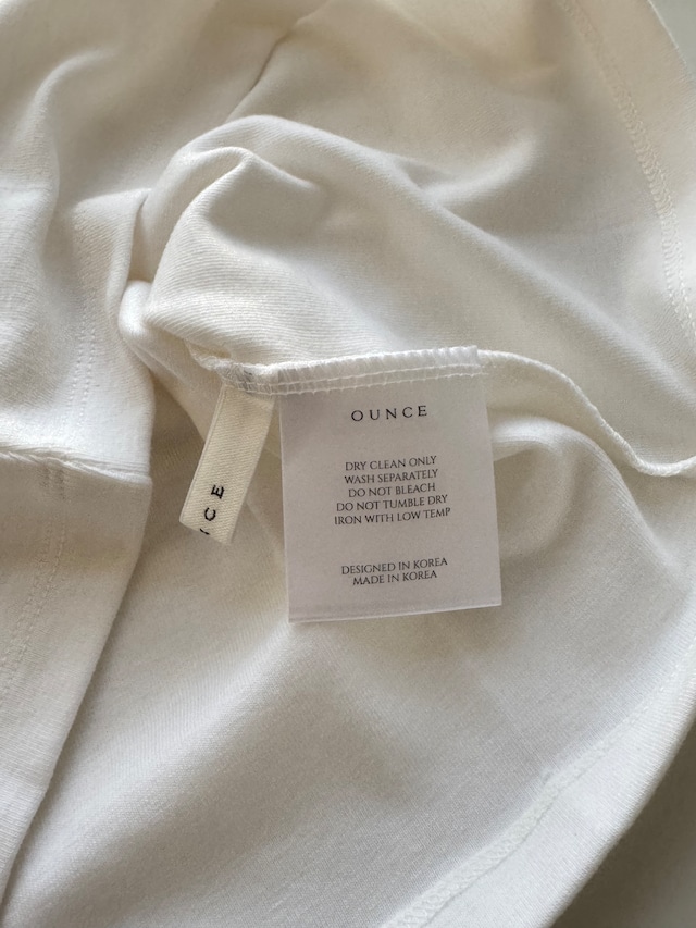 (即納) ounce / Bagle wool pola tee