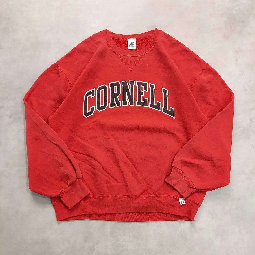 ラッセルアスレチック カレッジ スウェット アーチ 古着 L 赤 16341