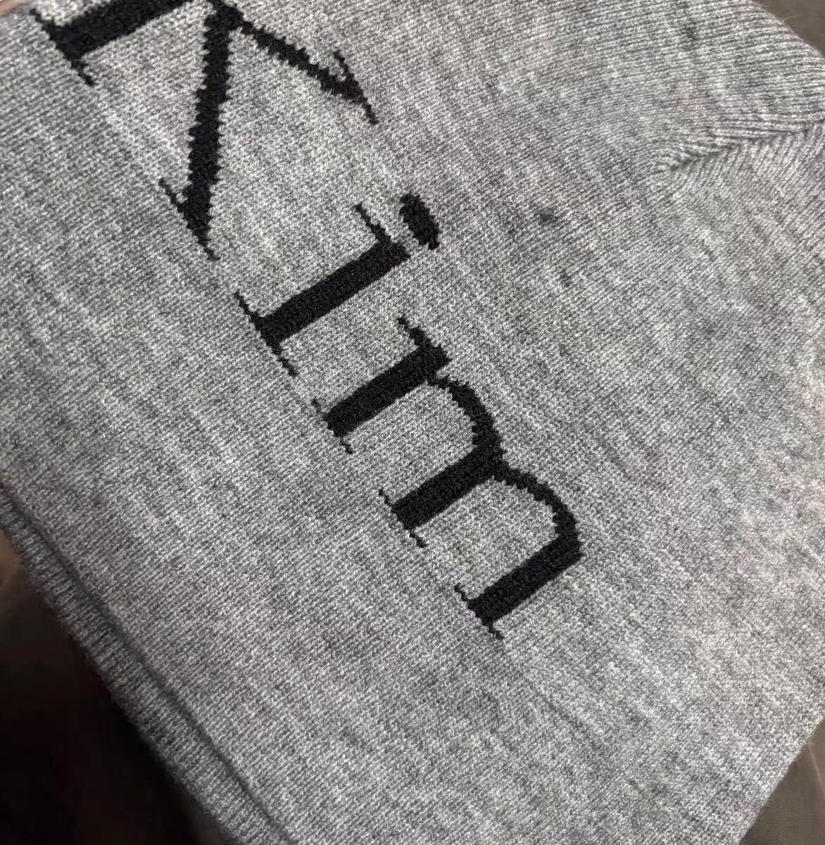 Matin Kim】 LOGO JACQUARD SHORT BEANIE | in the mist