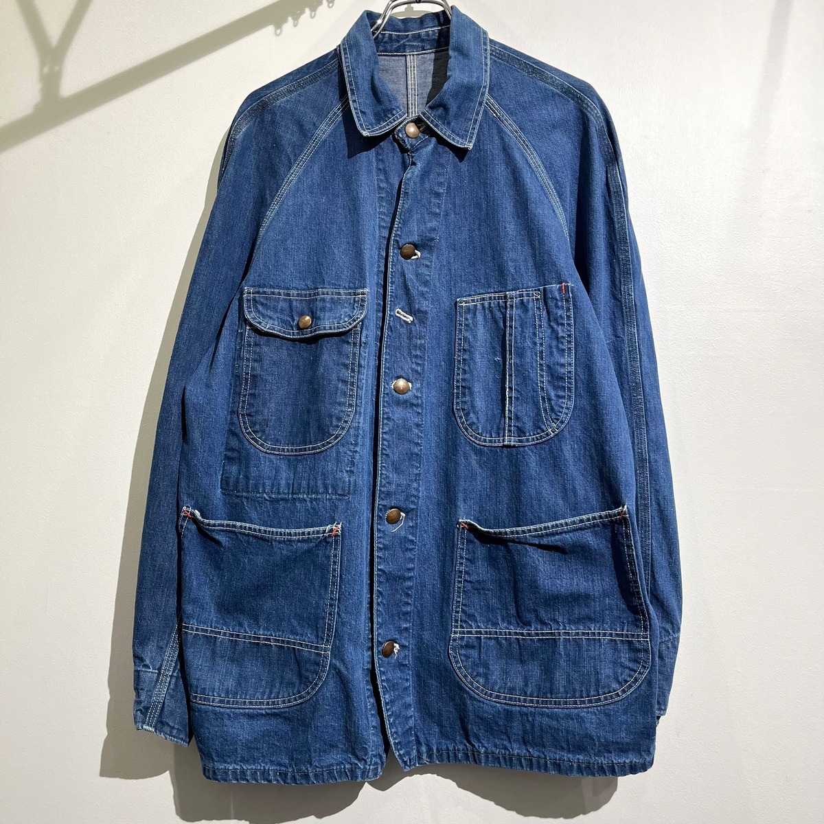 60s 憎め 70s グローバーオール ビンテージ ハーフコート チェンジポケット