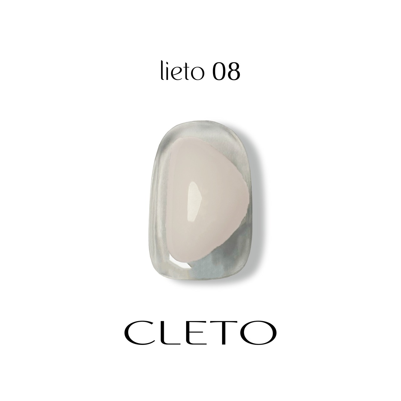 non wipe art color gel - lieto - 08
