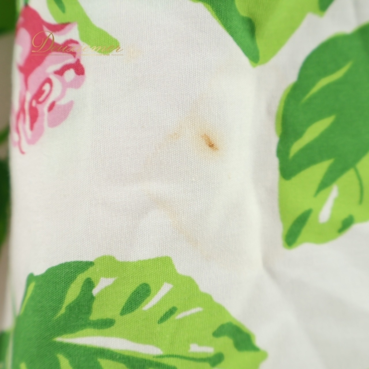 フラダンス 衣装 パウスカート ホワイト系 シングル 花柄 レッスン 練習 白 緑 爽やか 明るい かわいい ハワイアン アロハ ピンク系 グリーン系
