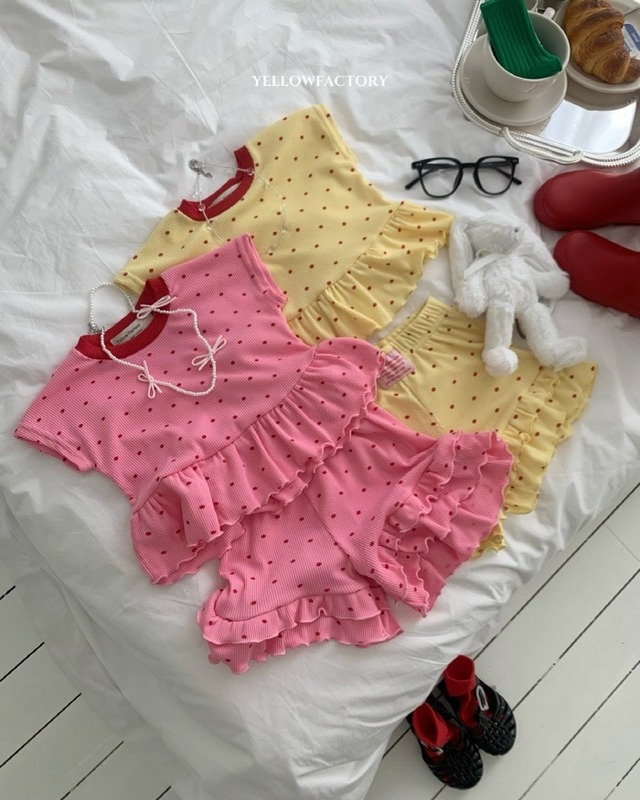 【取寄】yellow factory｜berry bomb tee｜ベリーボムT｜XS-XL｜kids｜26 summer