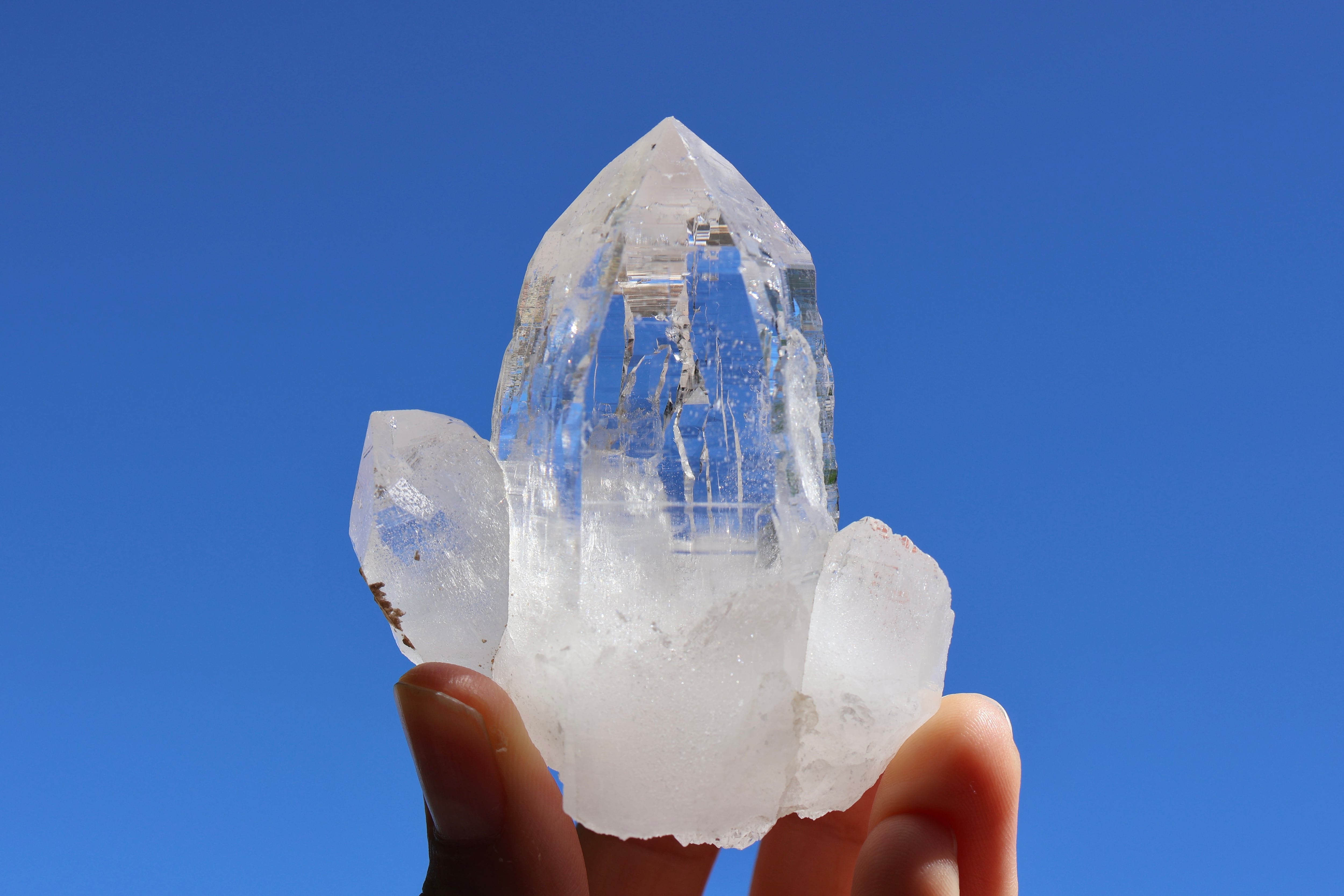 虹入り☆DTヒマラヤ水晶／211g／ガネーシュヒマール産 虹入り☆DTヒマラヤ水晶／211g／ガネーシュヒマール産 虹入り☆DT