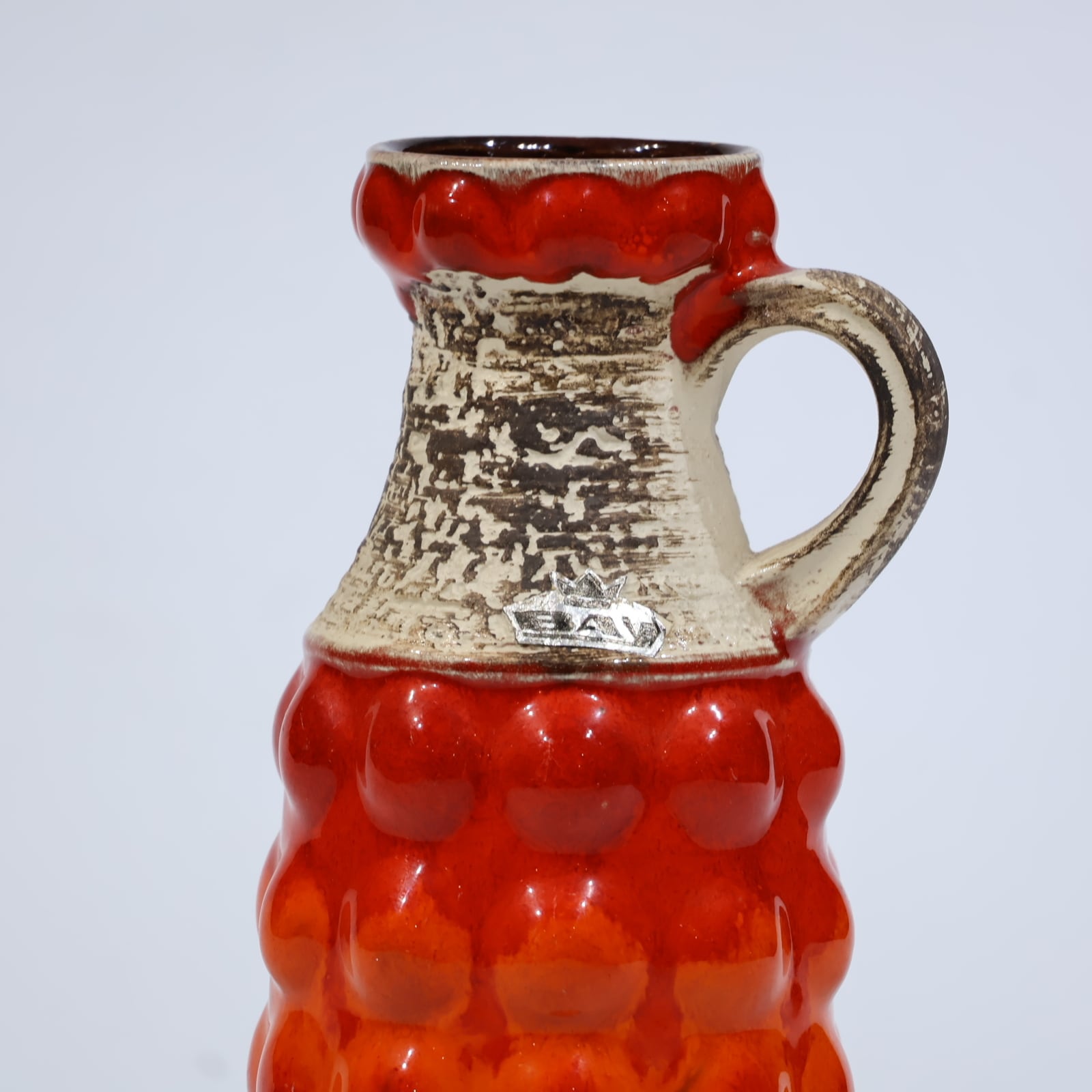 Bay Keramik-- 19.8㎝ | Fat Lava & German Art Pottery