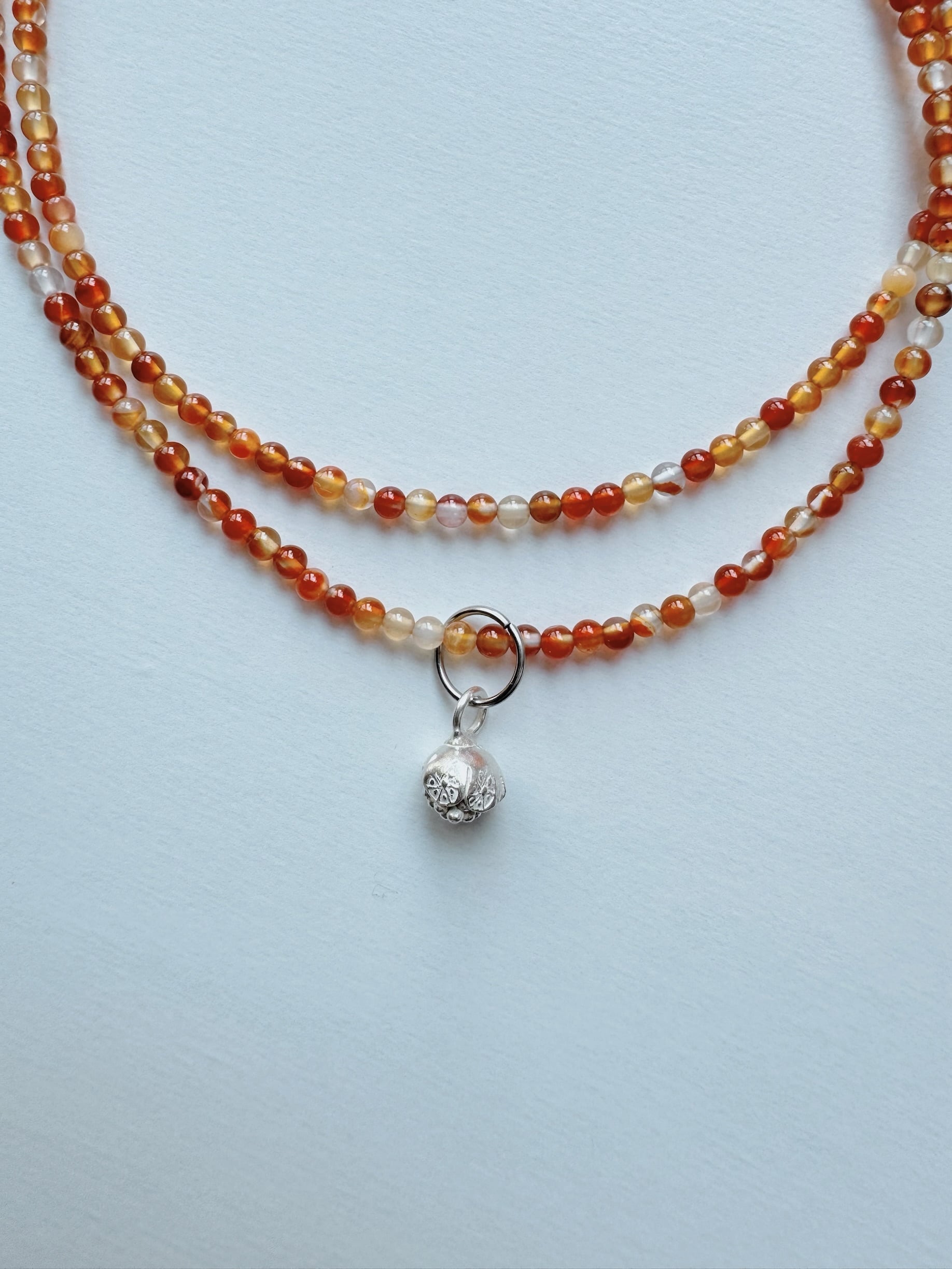 Carnelian necklace(ロング)