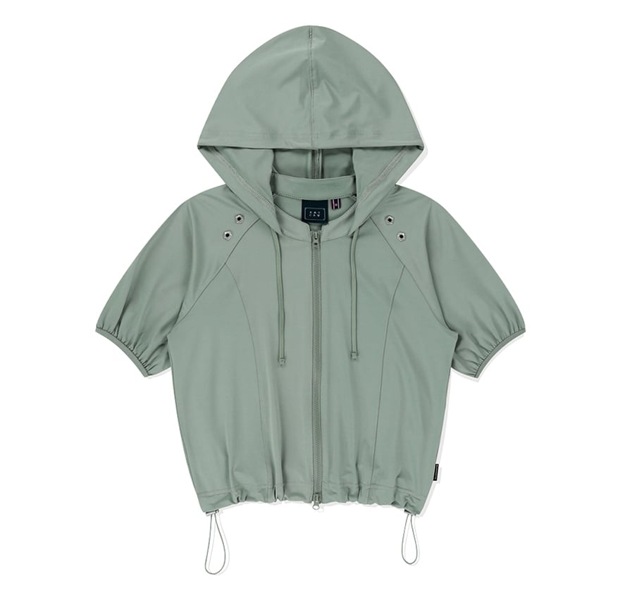 ROMANTIC CROWN ♥ FLOWER EYELET HOOD JACKET /追跡付 FLOWER EYELET HOOD JACKET_L.GRY | ROMANTIC CROWN
