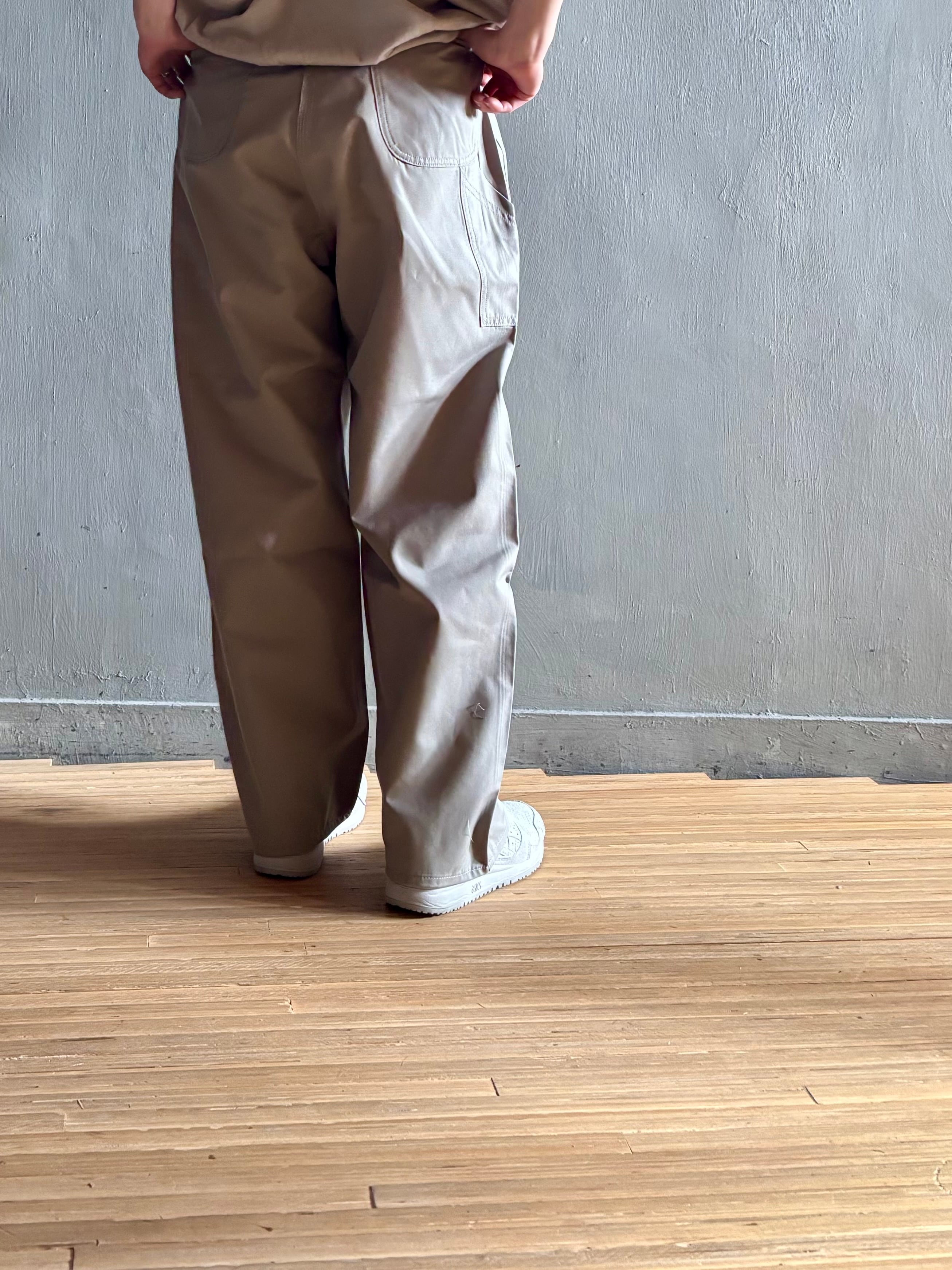 CIOTA｜Cotton Polyester Painter Pants , Light Gray | CORNER_122