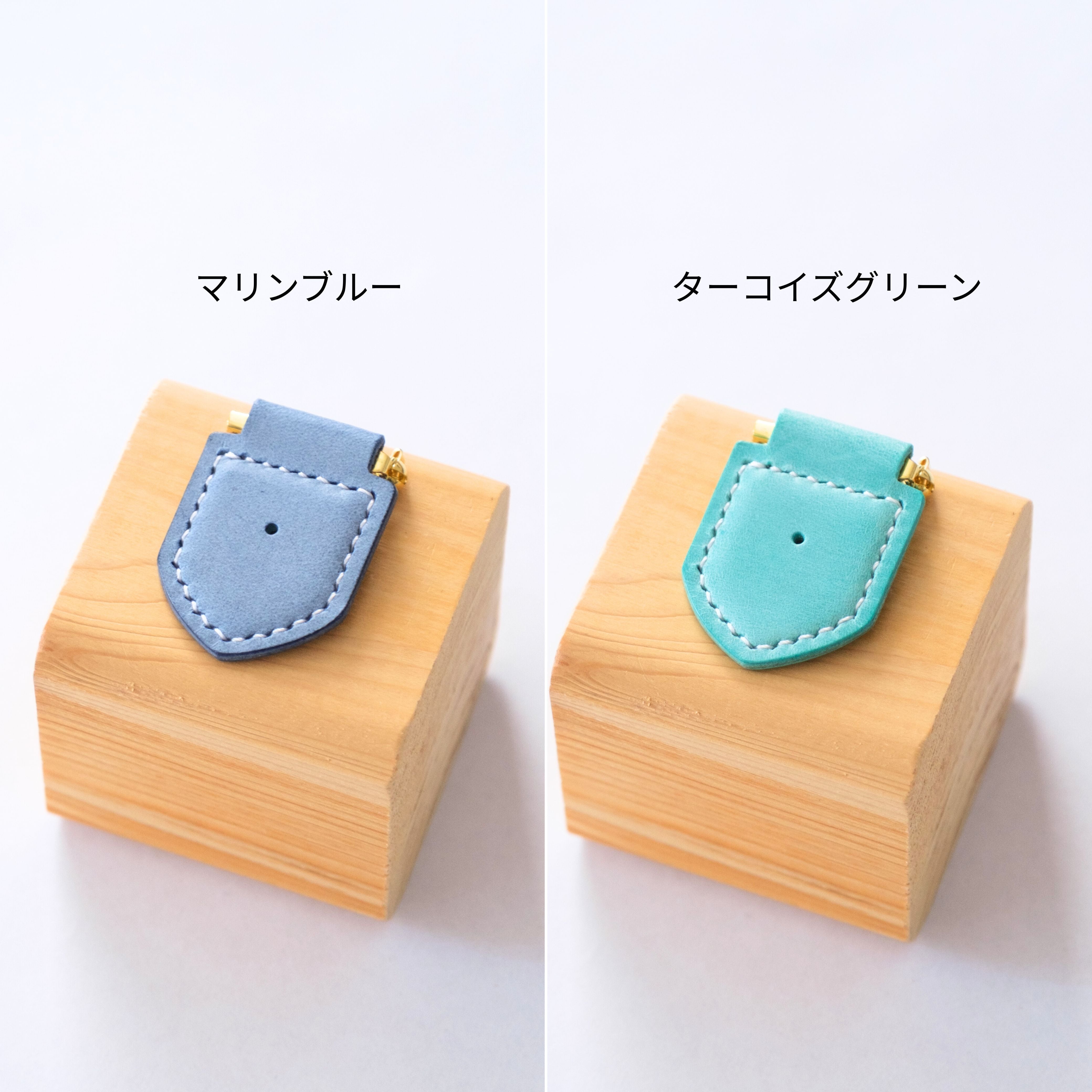 パステルブルー｜ソムリエバッジの台布(現行のタイタック式) 台座