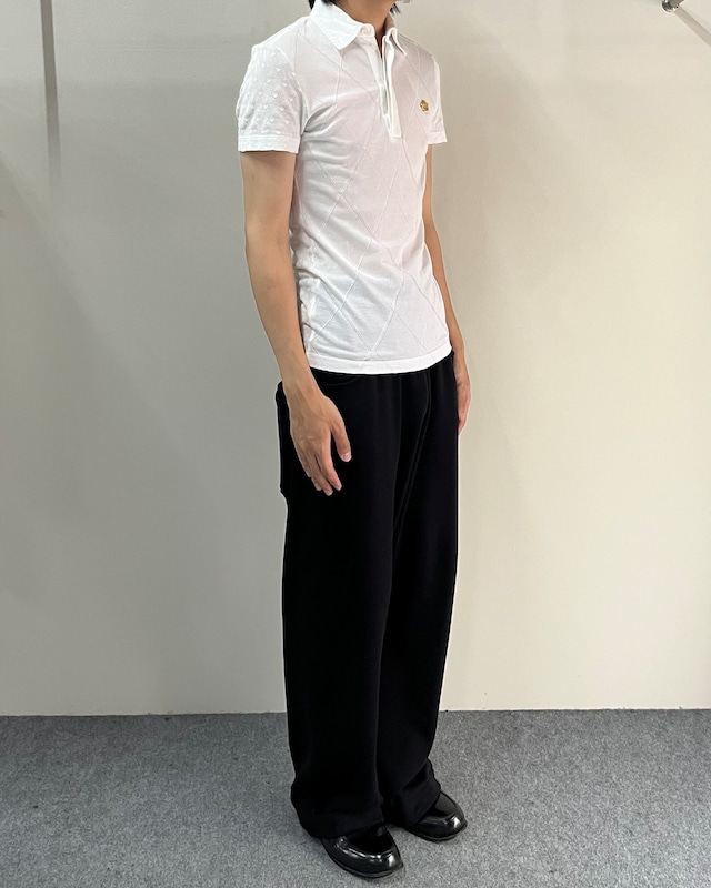 【victor&rolf】argyle design polo shirt