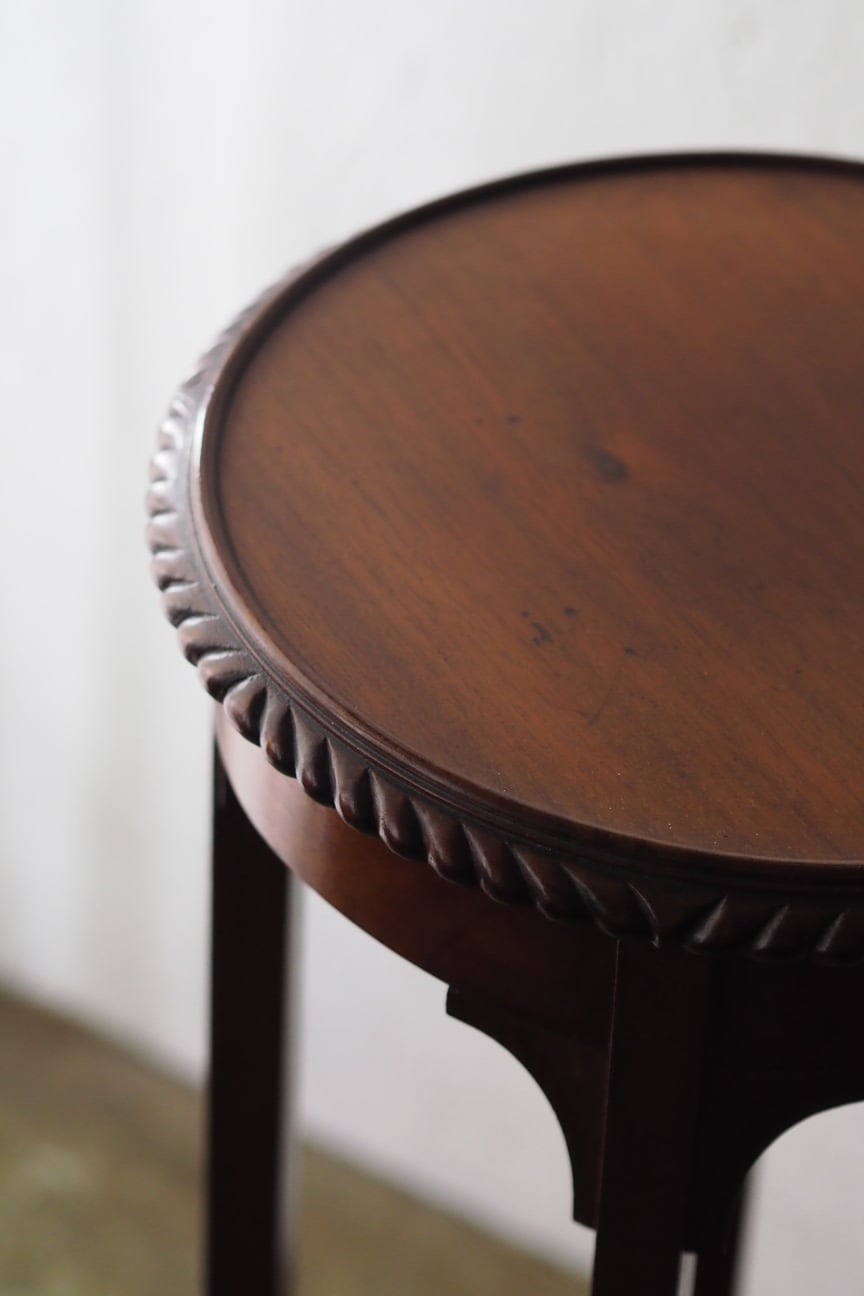 アンティークマホガニー花台-antique mahogany flower stand