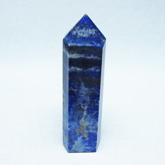 ☆ 綺麗！ラピスラズリ(青金石) 六角柱　468g 天然石　パワーストーン！ ラピスラズリ 六角柱 ポイント 置物 一点物 142-10860 | 天然石
