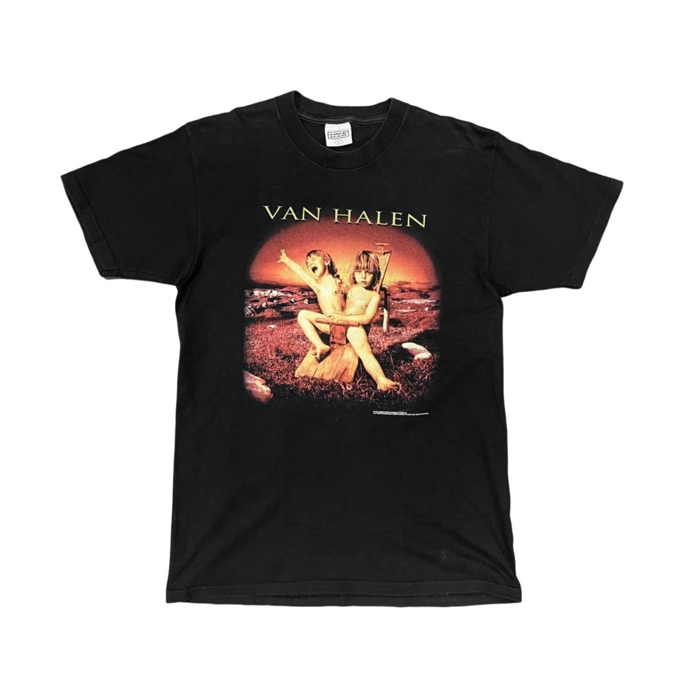 90s VAN HALEN オフィシャル BALANCE 1995 ツアー プリント 半袖 90s VAN HALEN オフィシャル BALANCE 1995 ツアー プリント 半袖