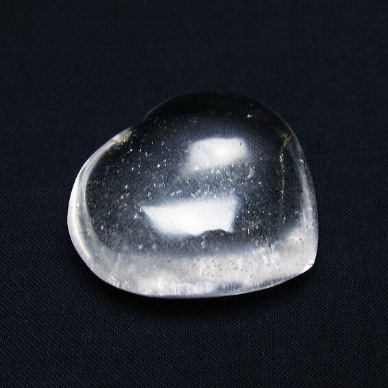 水晶 ハート置物 一点物 145-1450