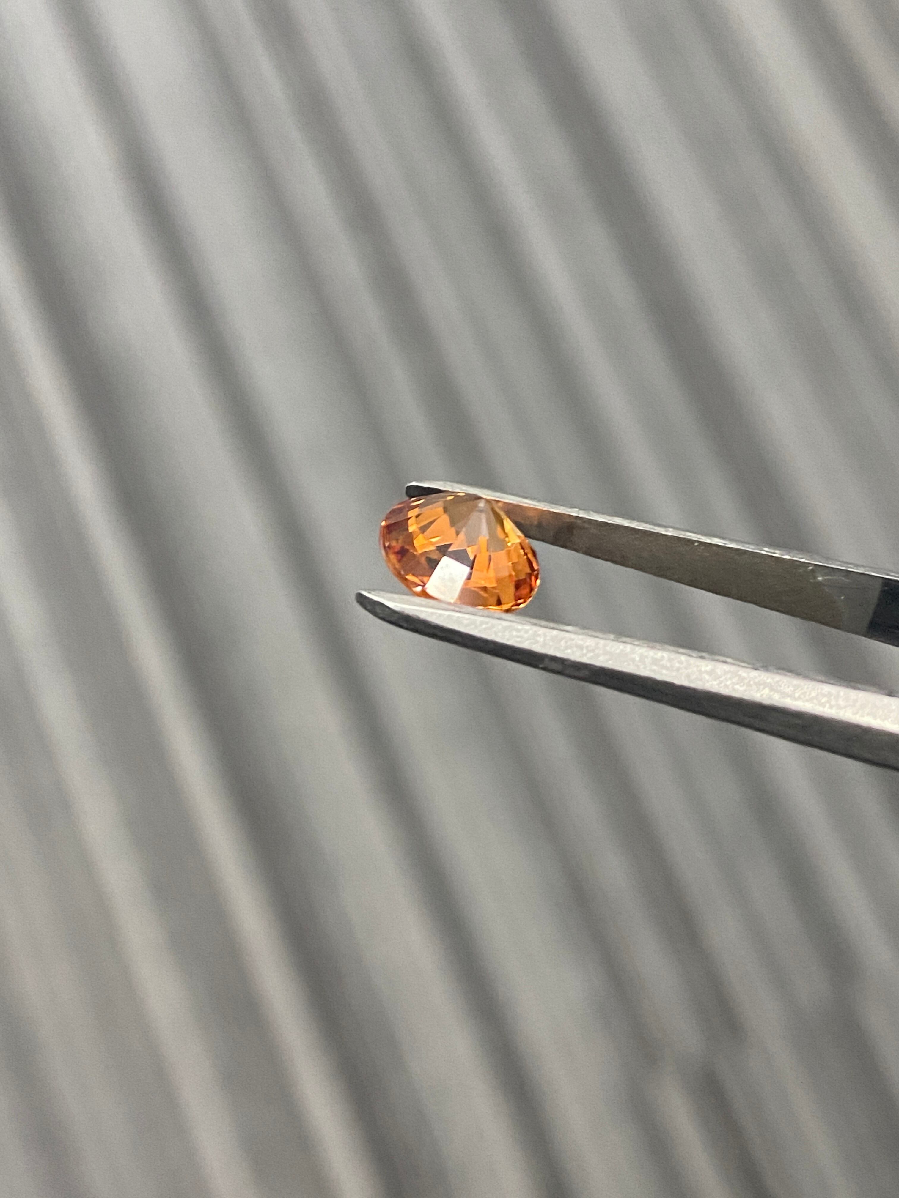 スペサタイトガーネット　1.53ct 大粒7.0mm
