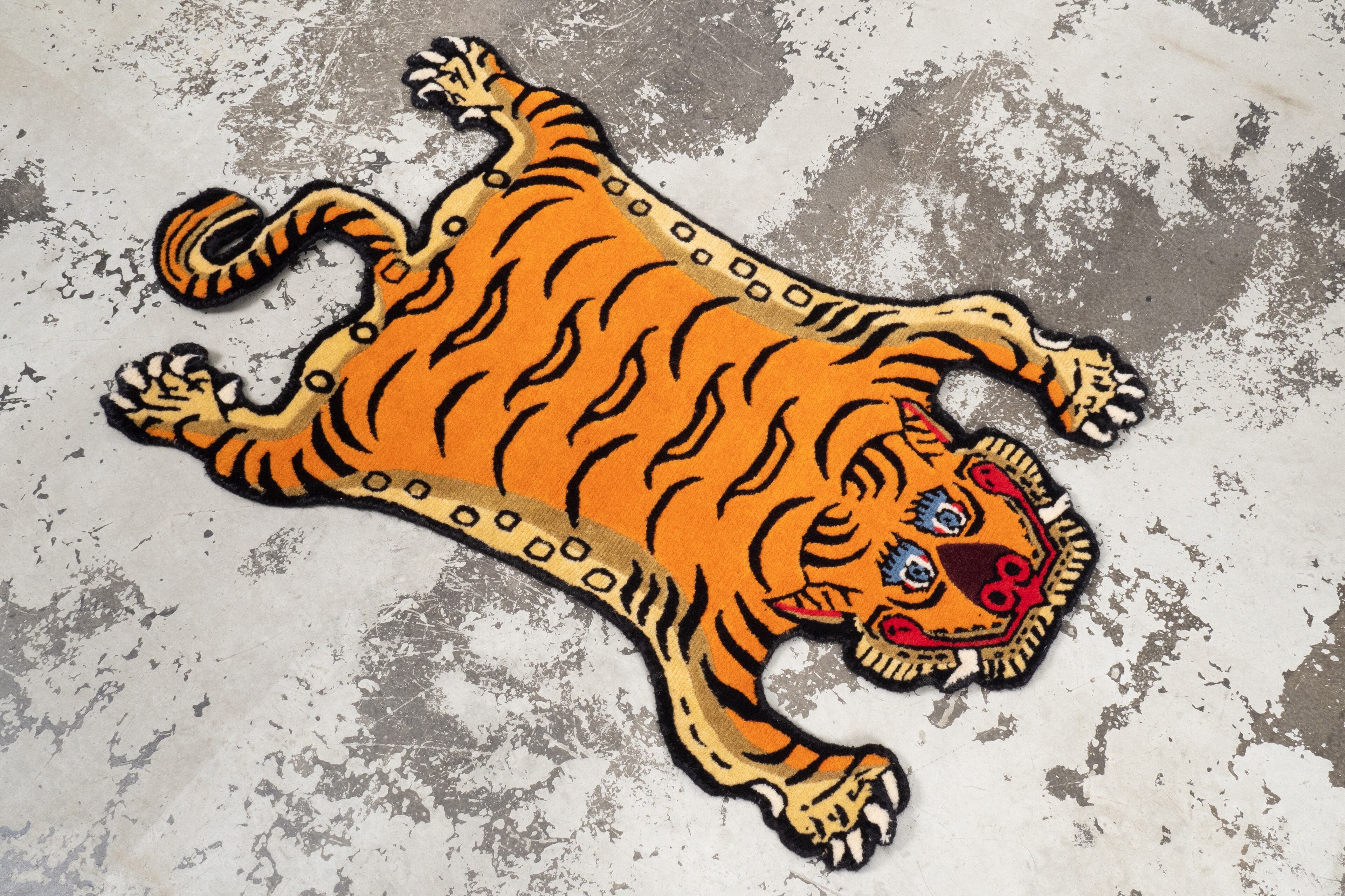 Tibetan Tiger Rug 《XSサイズ・ウール031》チベタンタイガーラグ