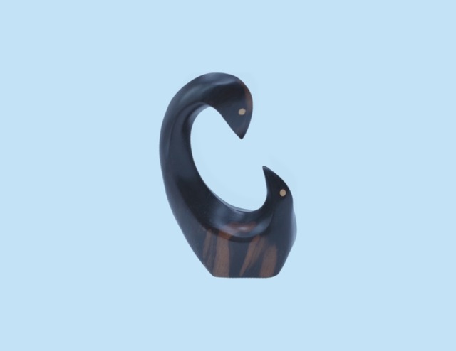 DARK WOOD BIRD OBJECT