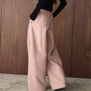 Full-Length Wide Silhouette pants 【3color】 T0735
