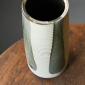 小鹿田焼　千段巻　9寸花器　坂本浩二窯